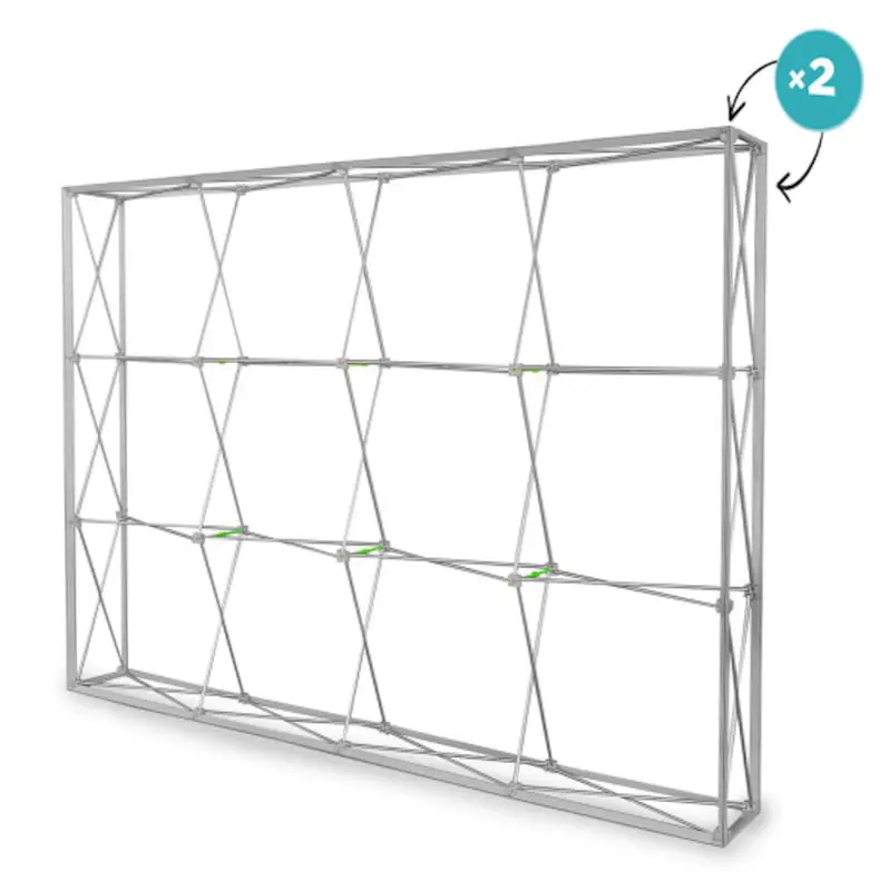 Messewand Preston Pop-Up gerade 3 x 4