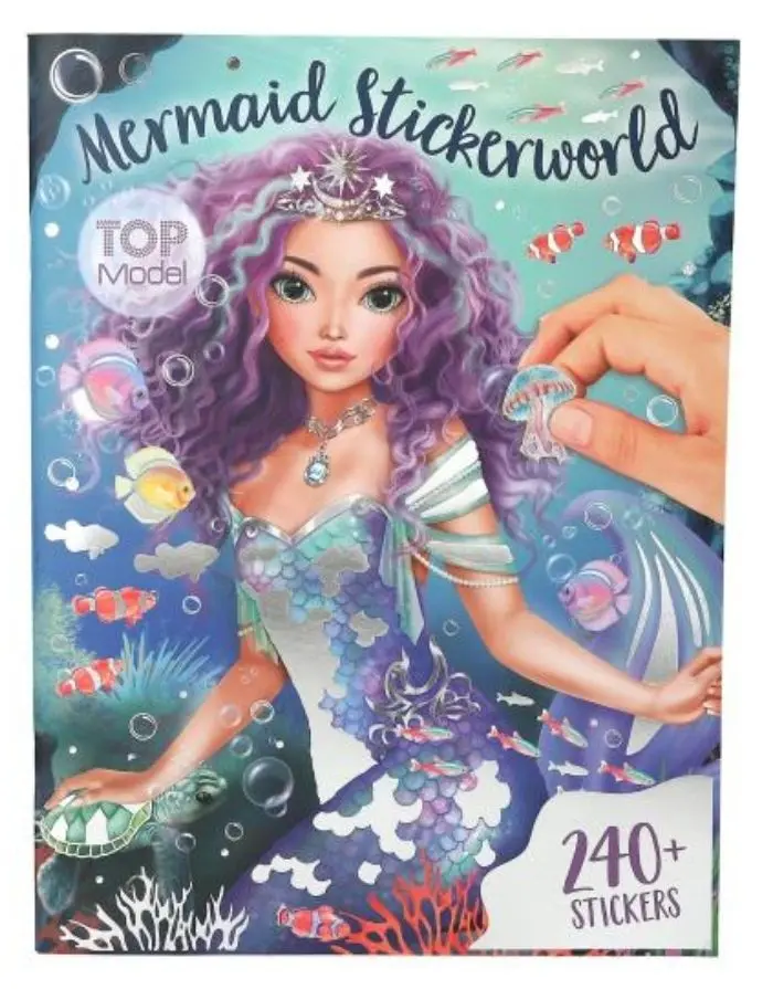 Metallic Stickerworld - Meerjungfrau