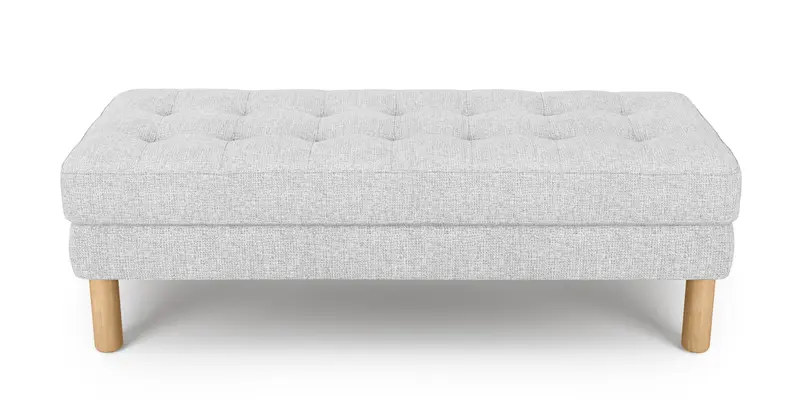 Modsy Bank Zylindrisch Holzbein - Gewebe