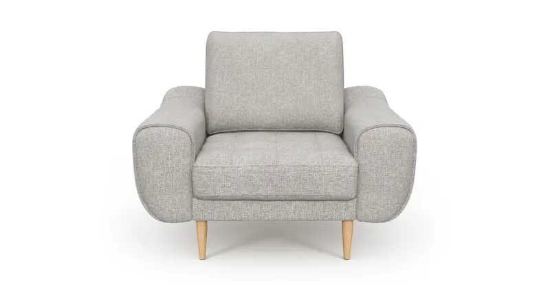 Modsy Bold Sessel Holzbein - Gewebe