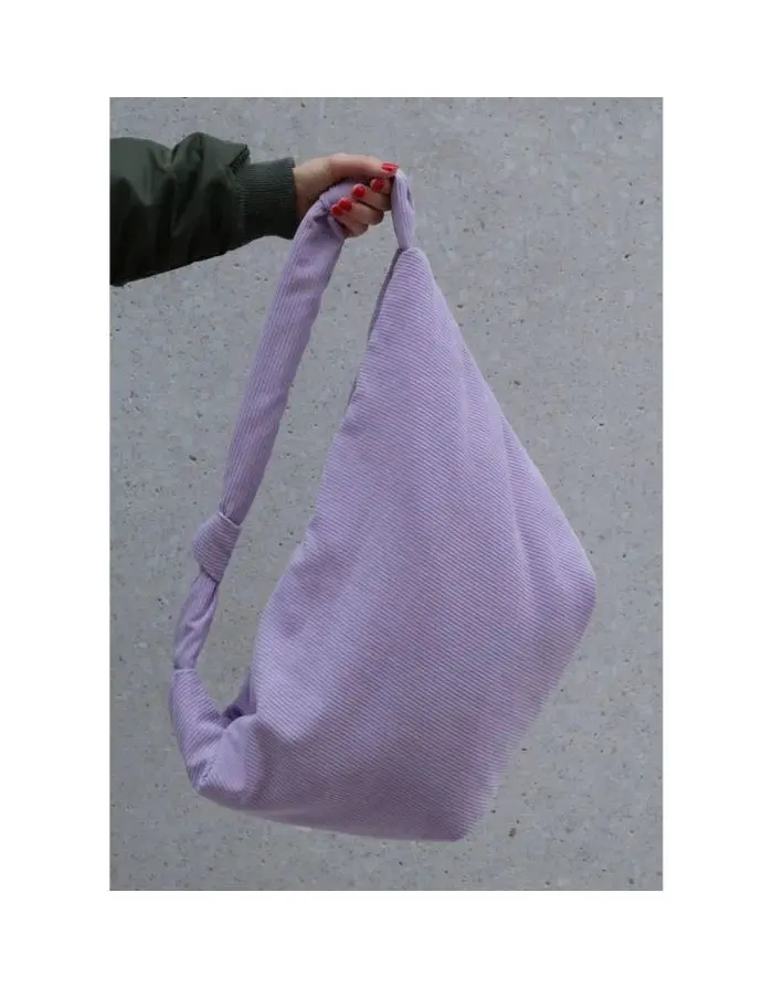 Mom Bag Cord I Lilac