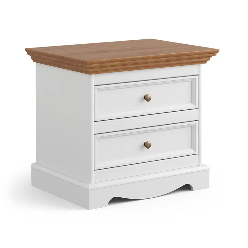 Nachtkonsole Belluno Elegante aus Massivholz