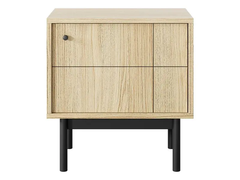 Nachttisch – JAPANDI – S54 Eiche Linea, funktionale Eleganz für moderne Schlafräume