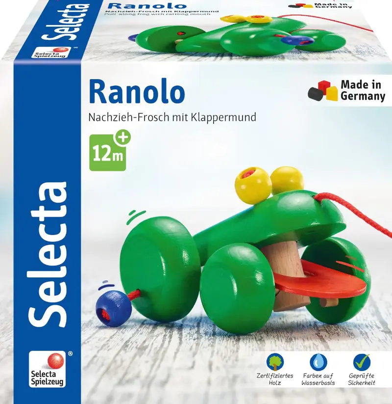 Nachziehfigur Frosch Ranolo
