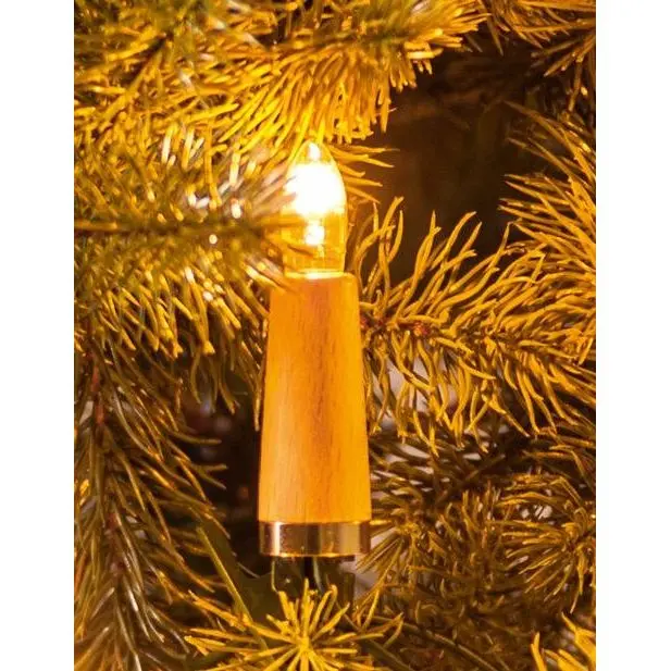 NARVA Lichterkette | 20 Kerzen, Buche hell