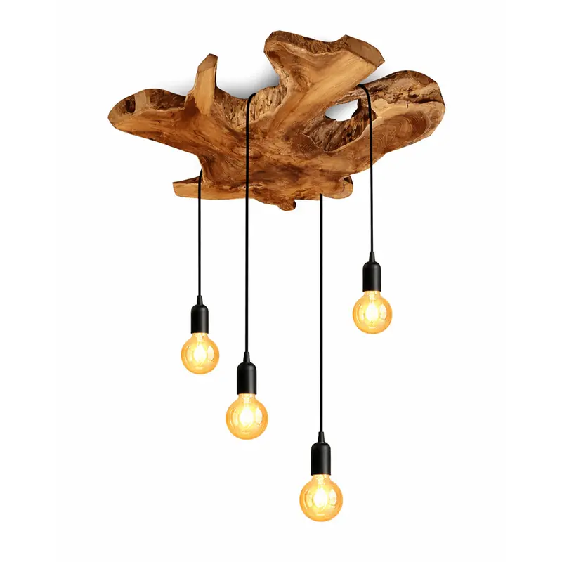 NATURA Baumscheibe Deckenlampe mit 4 Fassungen