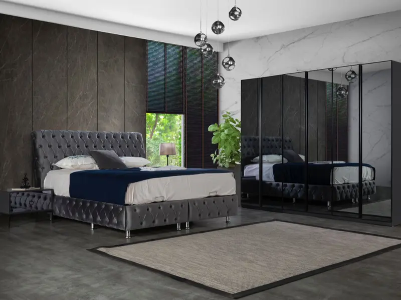 Nilüfer Schlafzimmer Set - Inklusive GRATIS-Matratze