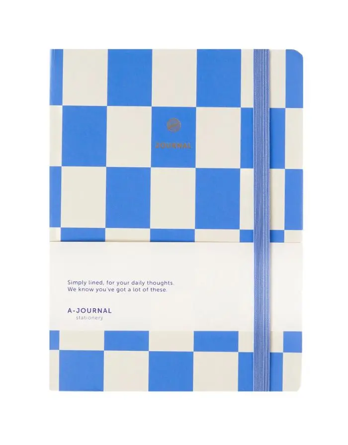 Notizbuch I Checkered Lavendel