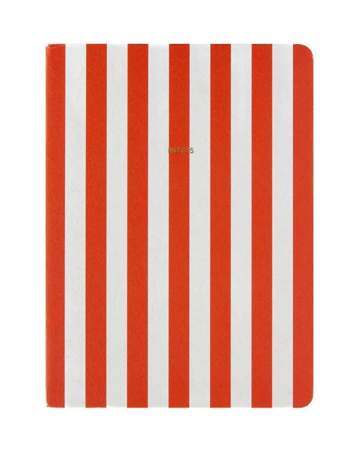 Notizbuch I Fabrique Stripes/Orange