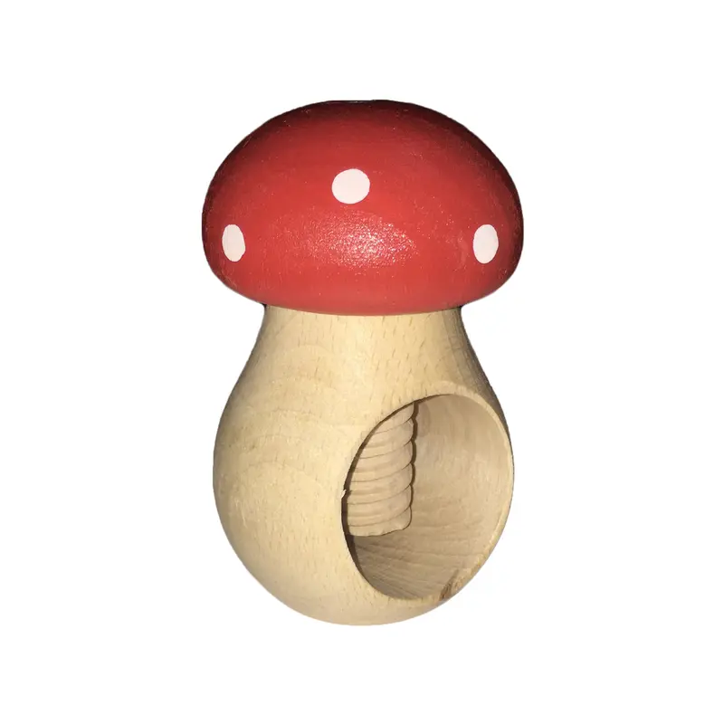 Nussknacker aus Holz, Fliegenpilz klein 004.407