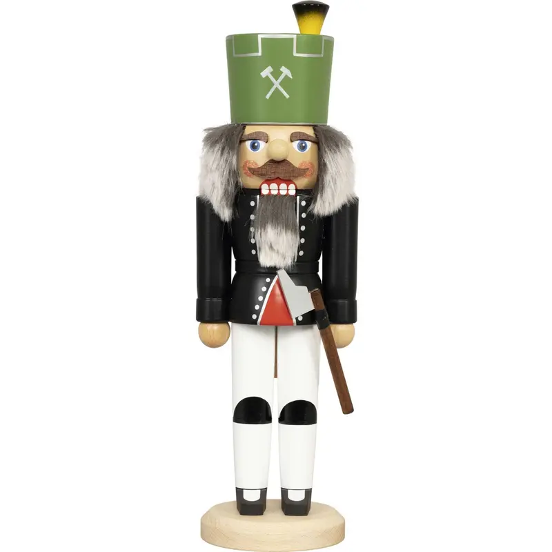 Nussknacker "Bergmann" grün, 36 cm
