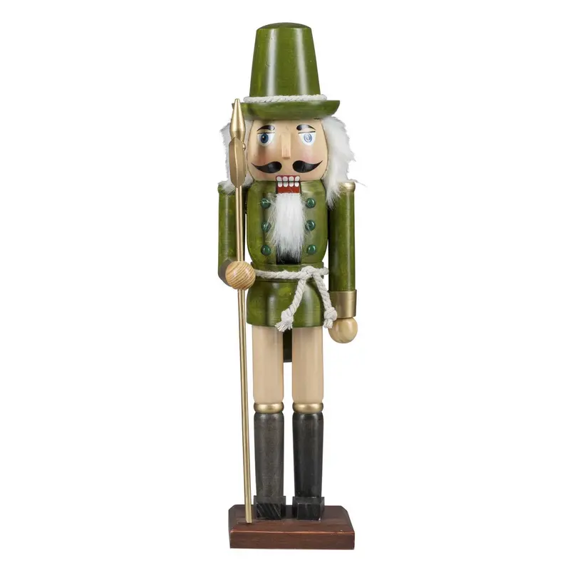 Nussknacker "Husar", grün lasiert, 39 cm