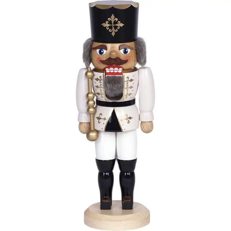 Nussknacker "König" weiß, 29 cm