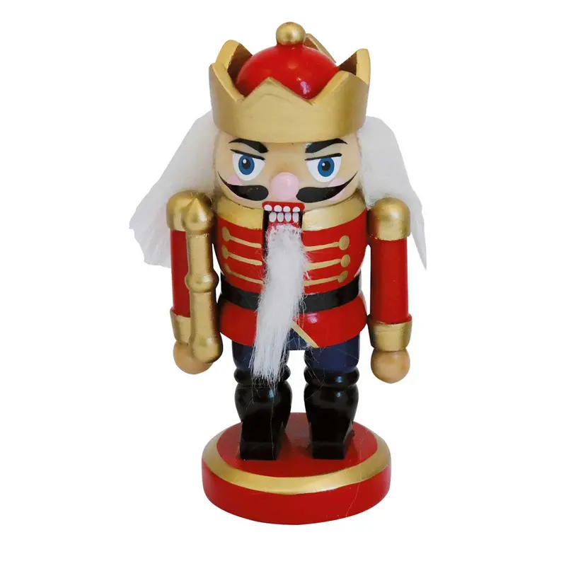 Nussknacker Mini, rot, 10 cm