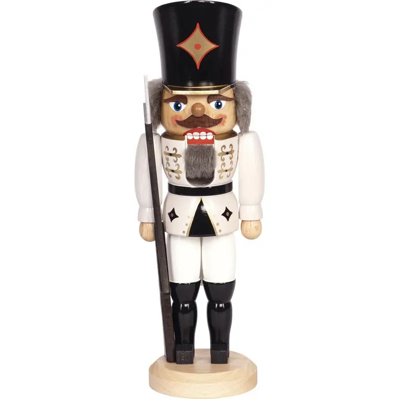 Nussknacker "Soldat" weiß 29 cm