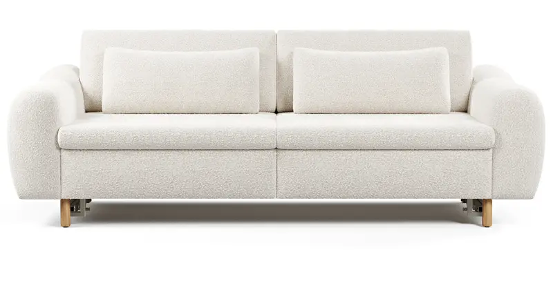 Nyra 3-Sitzer Sofa Bett Holzbein - Bouclé