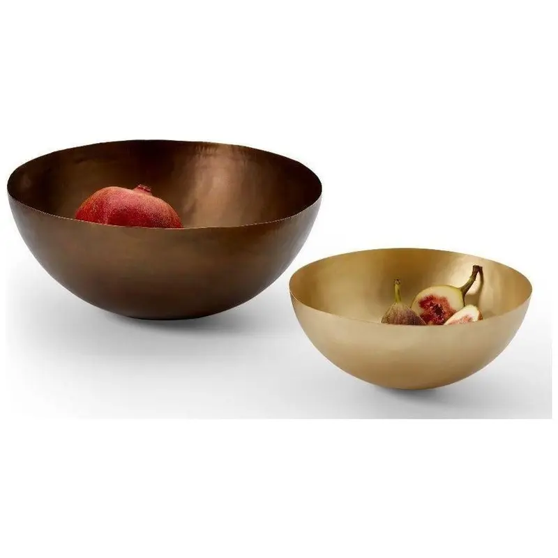 Obstschale aus Messing Handgehämmertes Design Dekorative Skulpturform – Brass | Philippi