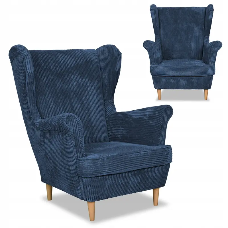 Ohrensessel Bonito blau / dunkelblau Ausführung Bonito