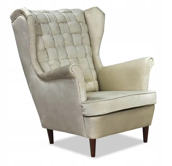Ohrensessel Carol beige Ausführung CAROL MONOLITH 04