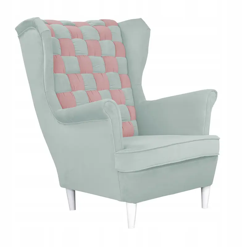 Ohrensessel Carol Duo blau / rosa Ausführung AMORE 20/19
