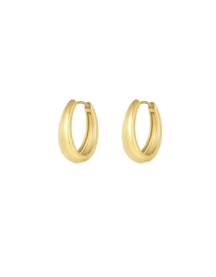 Ohrringe Classy Hoop I Gold