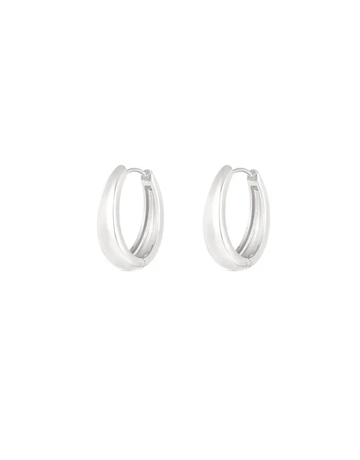 Ohrringe Classy Hoop I Silber