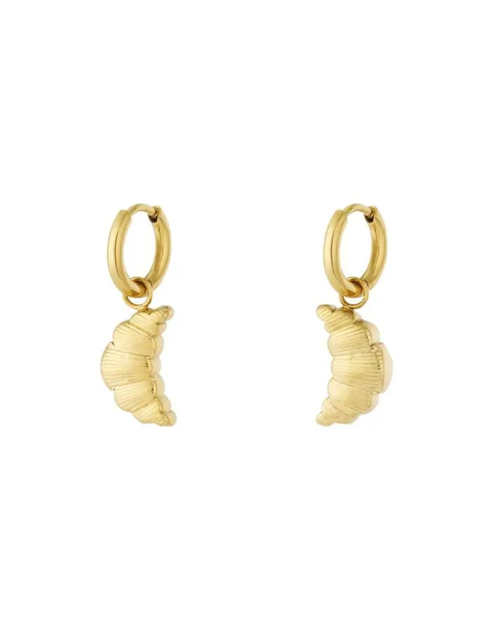 Ohrringe Croissant I Gold