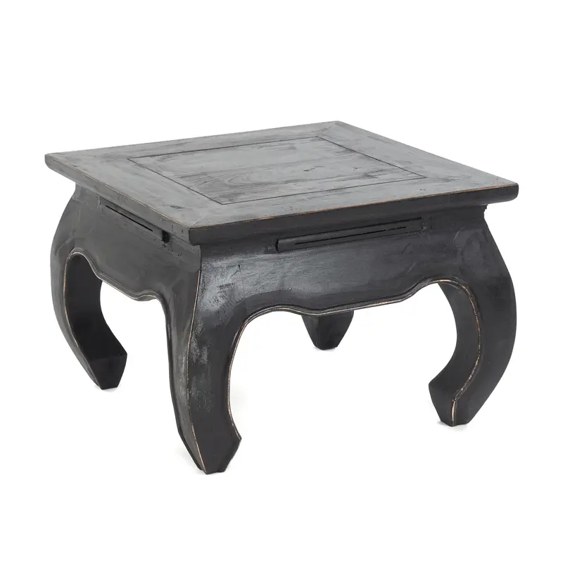 OPIUMTISCH "EAST 50" | 50x50x35cm, Mahagoni | Beistelltisch | Farbe