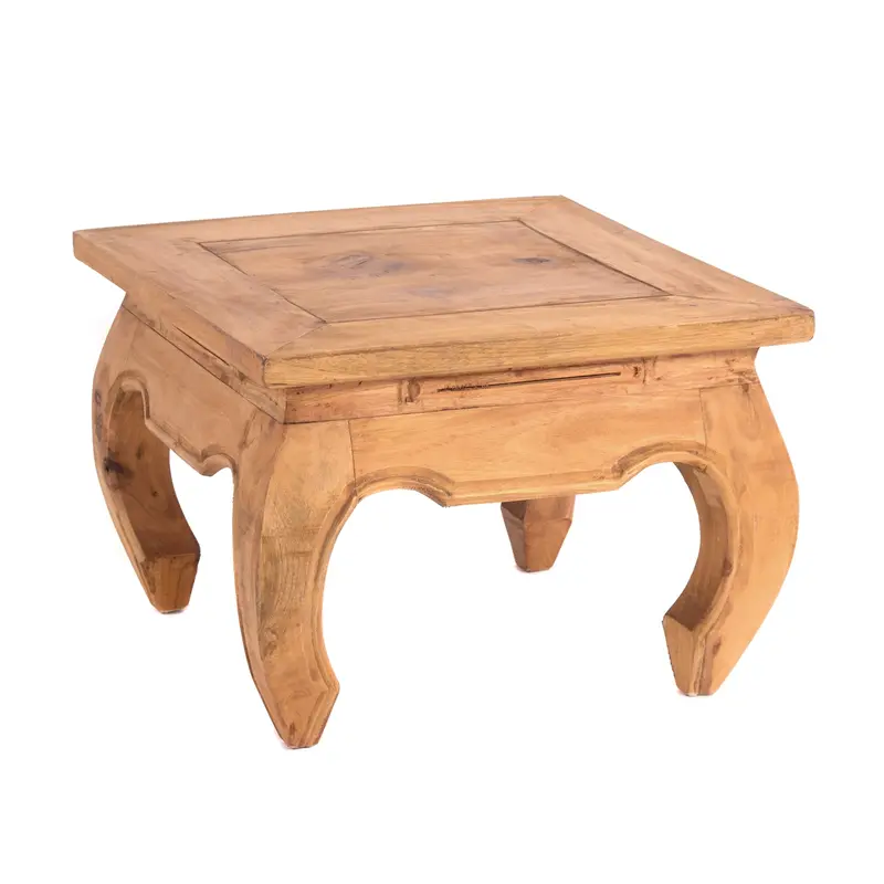OPIUMTISCH "EAST 50" | 50x50x35cm, Mahagoni | Beistelltisch | Farbe
