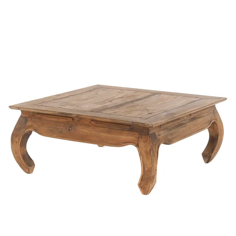 OPIUMTISCH "EAST 80" | 80x80x36 cm, Mahagoni | Beistelltisch | Farbe