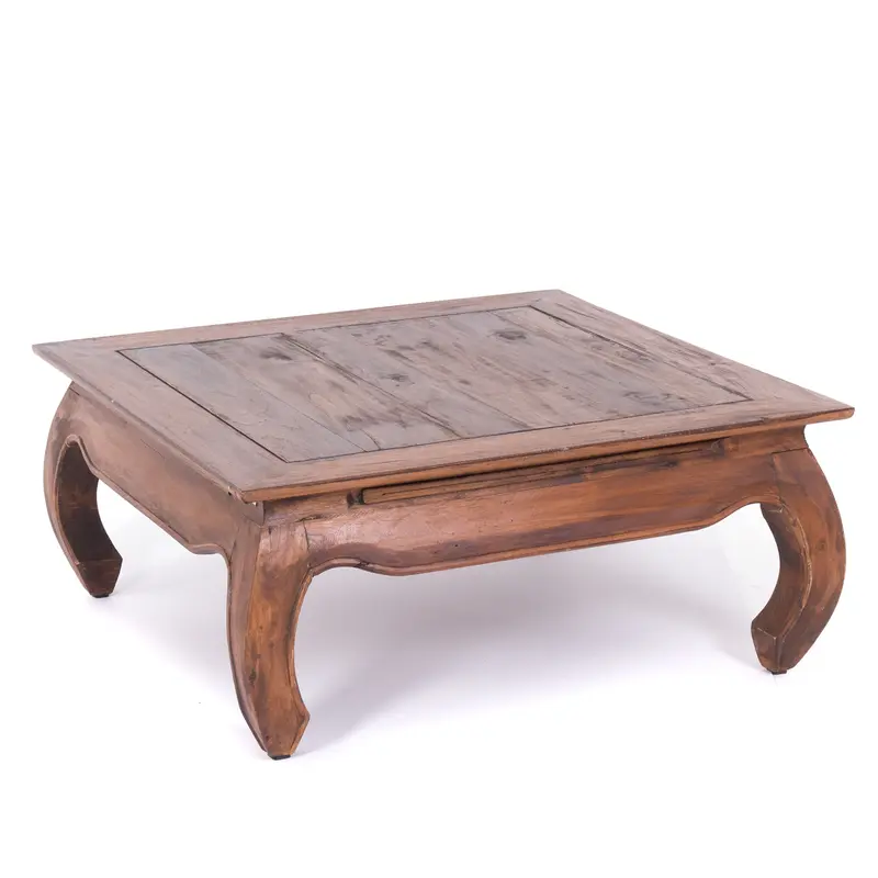 OPIUMTISCH "EAST 80" | 80x80x36 cm, Mahagoni | Beistelltisch | Farbe