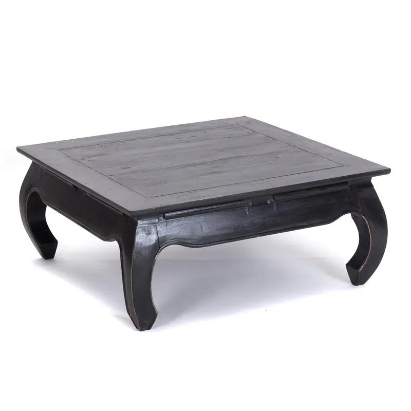 OPIUMTISCH "EAST 80" | 80x80x36 cm, Mahagoni | Beistelltisch | Farbe