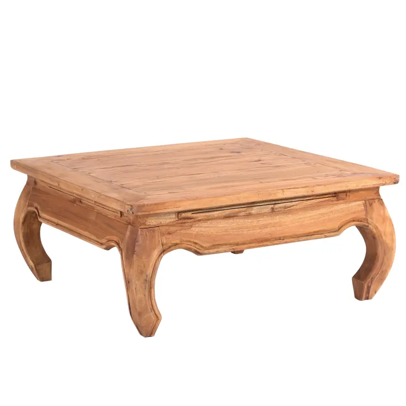 OPIUMTISCH "EAST 80" | 80x80x36 cm, Mahagoni | Beistelltisch | Farbe