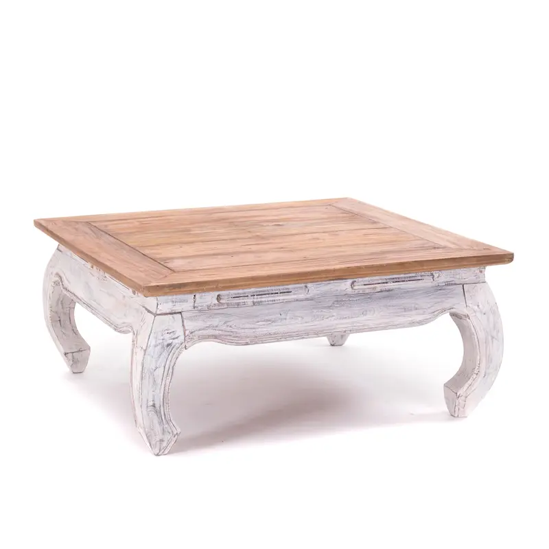OPIUMTISCH "EAST 80" | 80x80x36 cm, Mahagoni | Beistelltisch | Farbe