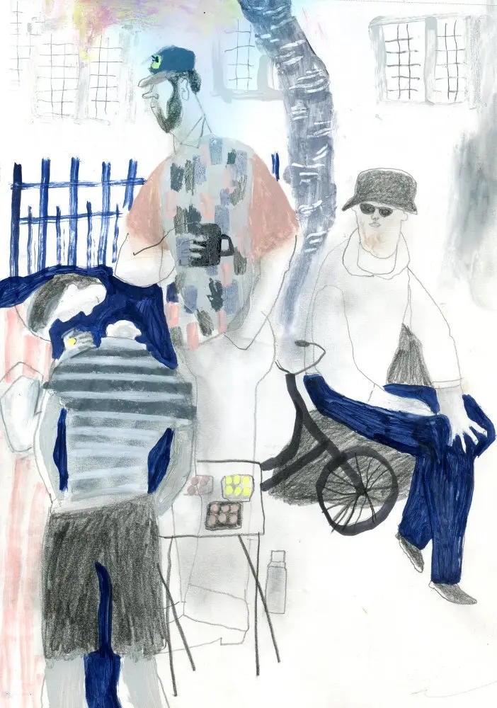 Originalkunstwerk "Kalamaja Market"