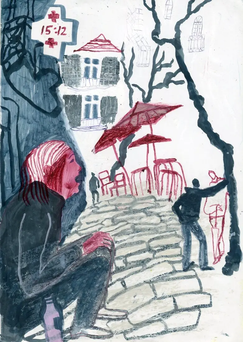 Originalkunstwerk "Porto woman"