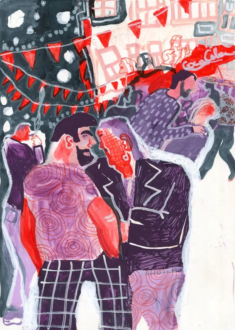 Originalkunstwerk "Sarajevo night"