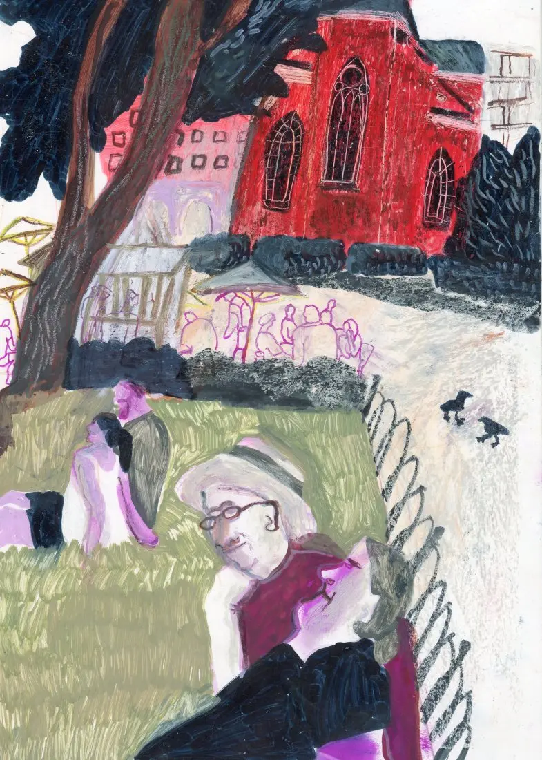 Originalkunstwerk "Stockholm summer"
