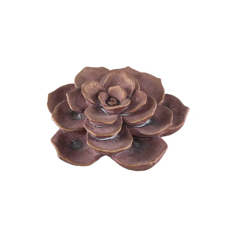 Ornament - Blumenrelief-Design, Zement, rosafarbene Oberfläche – Deverly | PTMD