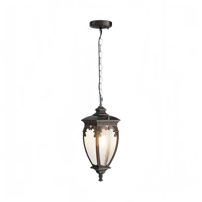 Pendelleuchte – Antikbronze Aluminium, 1 × E27, IP44 Schutz, Höhe 40 cm - Fleur | Maytoni