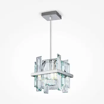 Pendelleuchte – Chrom Farbe, Glas Elemente, Edles Design - Cerezo | Maytoni