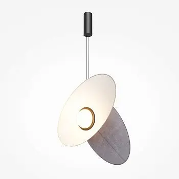 Pendelleuchte – Drehbare Schirme, Warmweiße LED, Aluminiumrahmen, 350 lm Lichtstrom - Evolution | Maytoni