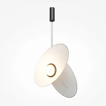Pendelleuchte – Drehbare Schirme, Warmweiße LED, Aluminiumrahmen, 500 lm Lichtstrom - Evolution | Maytoni