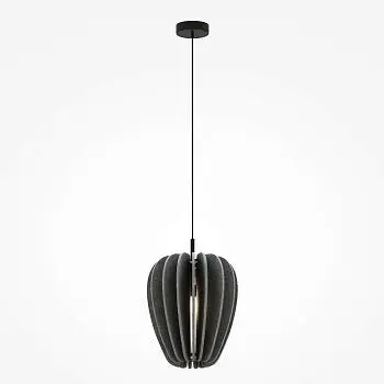 Pendelleuchte – Dunkelgrauer Schirm, Aluminiumgehäuse, Ø 35 cm - Cambio | Maytoni