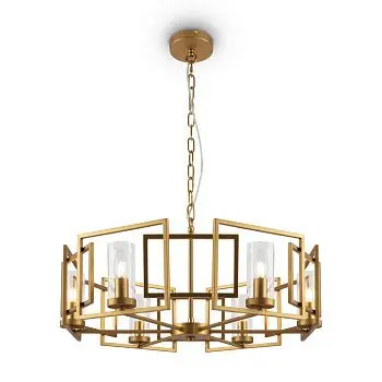 Pendelleuchte – Gold Metall, Klassisches Design, 66 cm, 6 Lichtquellen - Bowi | Maytoni