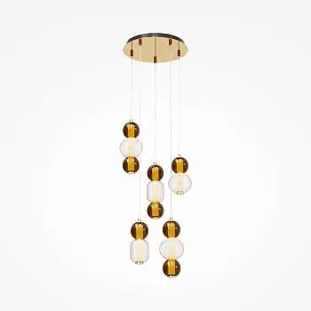 Pendelleuchte – Gold Optik, Feines Metall, Edle Kunst - Fad | Maytoni