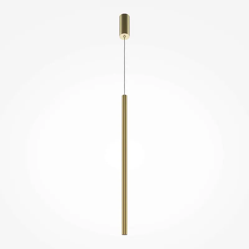 Pendelleuchte – Goldenes Aluminium, 6 W Leistung, Neutralweiß, Ø3 cm - Pro Extra | Maytoni