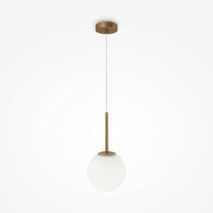 Pendelleuchte – Goldenes Metall, Glaskugel, 18 cm - Basic Form | Maytoni
