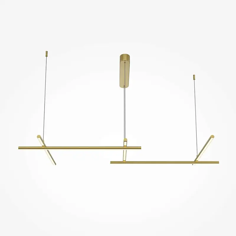 Pendelleuchte – Goldfarbenes Aluminium, 50 W Leistung, Warmweiß, 54,3 cm Breite - Radiance | Maytoni