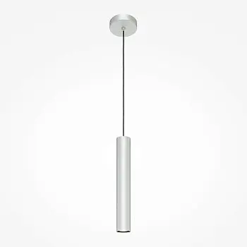 Pendelleuchte – Silberfarbenes Aluminium, GU10 Fassung, IP20 Schutz, Ø6 cm - Pro Focus | Maytoni